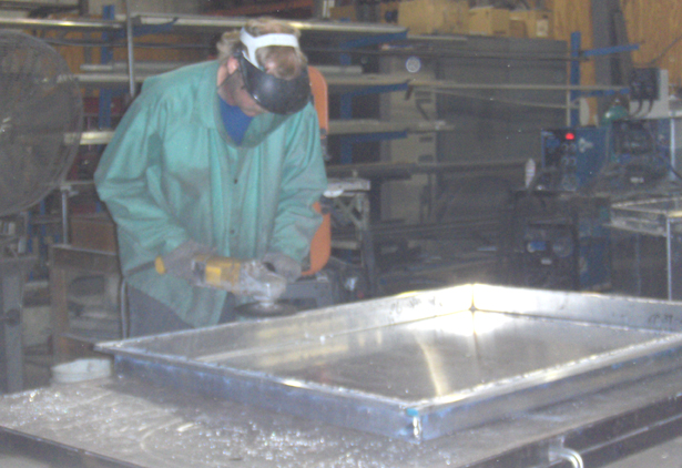 Rotational Molding Tooling Being Fabricated